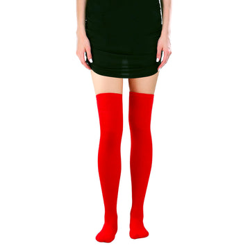 Over Knee Socks (Red)