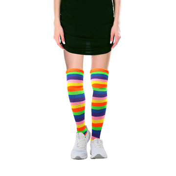Over Knee Socks (Mutlicolour Stripe)