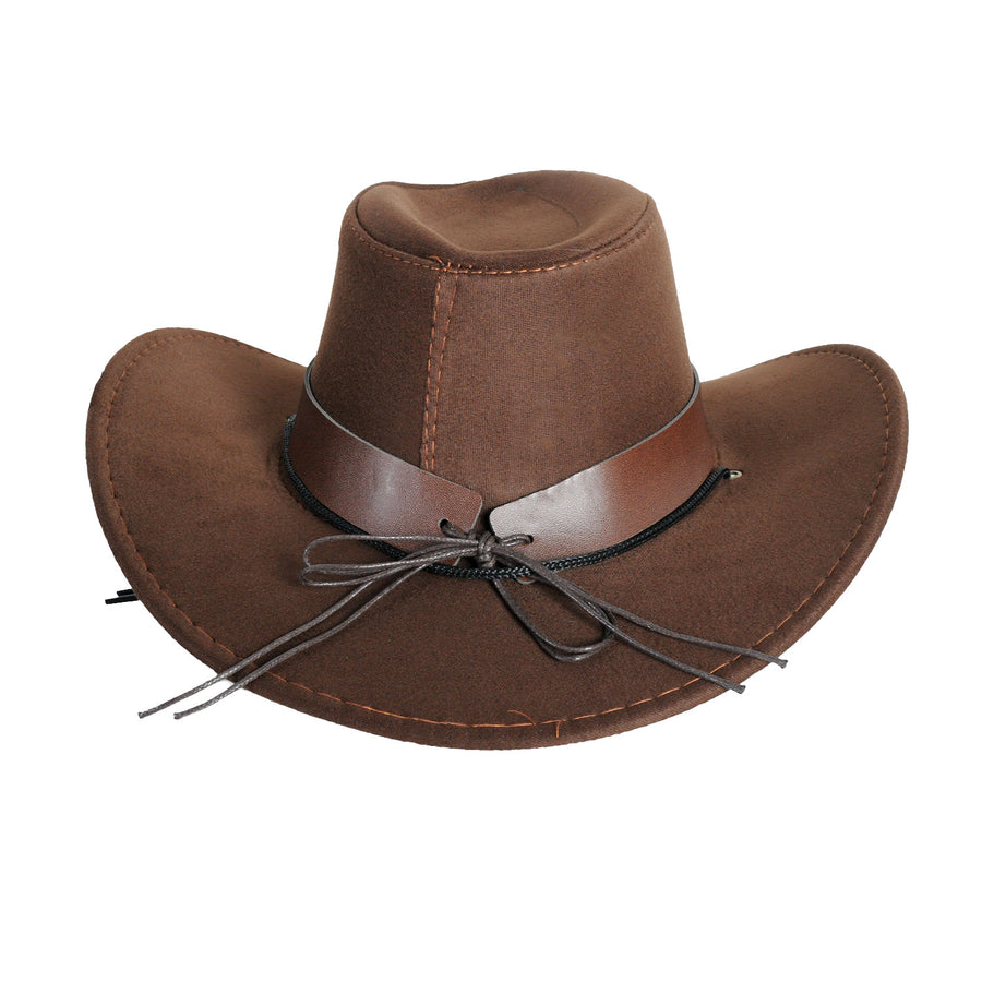 Dark Brown Deluxe Cowboy Hat with Bull Band