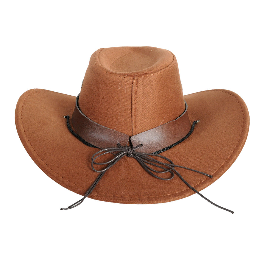 Light Brown Deluxe Cowboy Hat with Bull Band