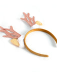 Deluxe Reindeer Antler Headband
