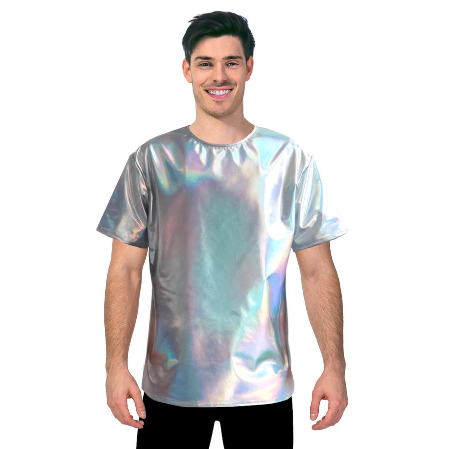 Adult Iridescent T-Shirt (Silver)