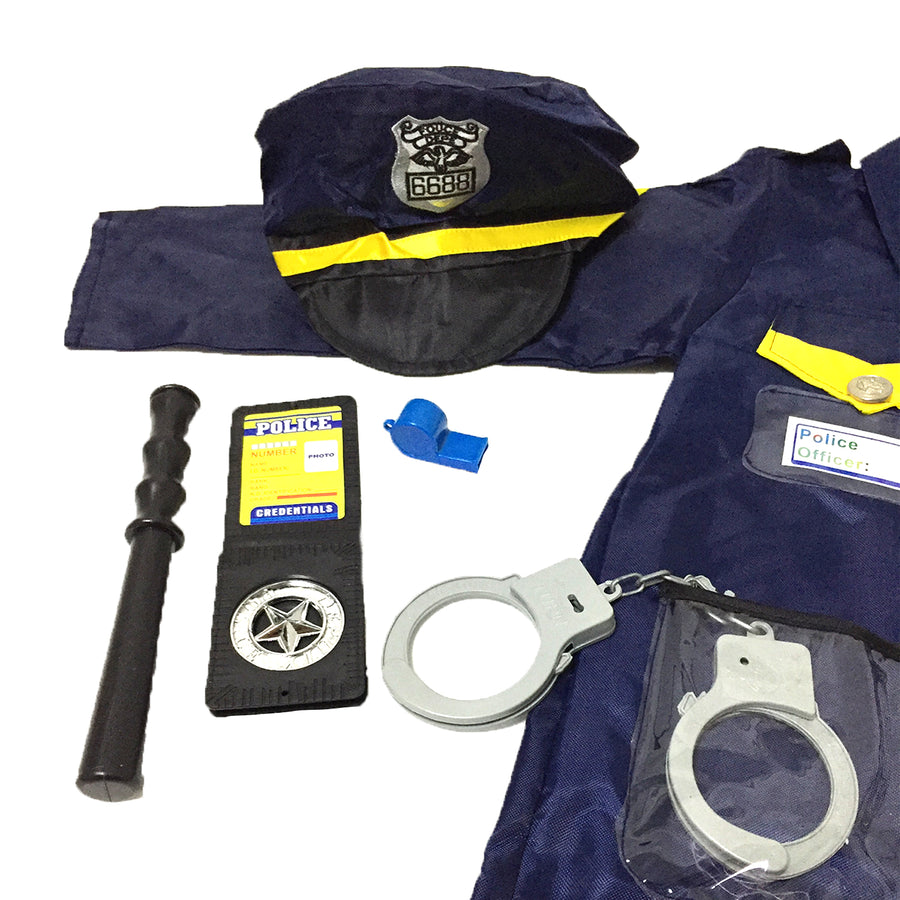 Children's Police Costume & Accessories (3 Sizes)