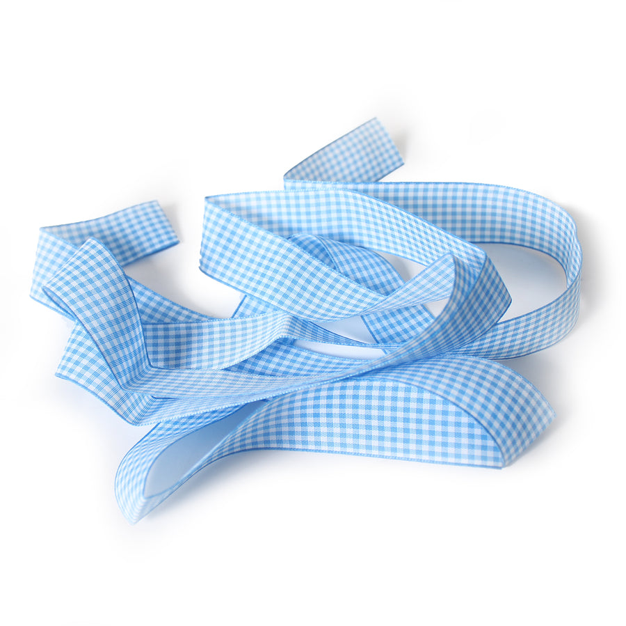 Blue Gingham Ribbon (2M)