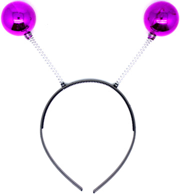 Pink Metallic Ball Headband
