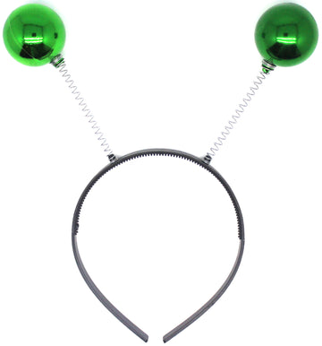 Green Metallic Ball Headband