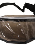Black Transparent Bum Bag