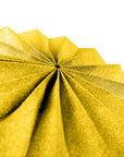 Gold Mixed Pattern Decoration Fans (8Pcs)