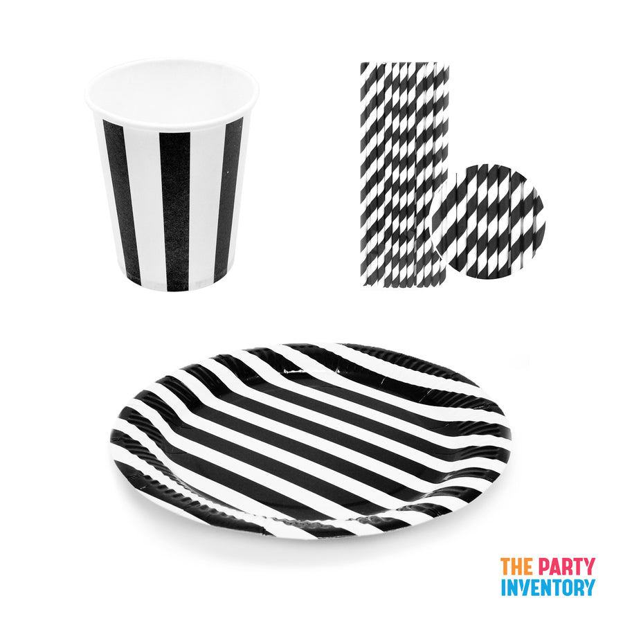Black Stripe Tableware Set