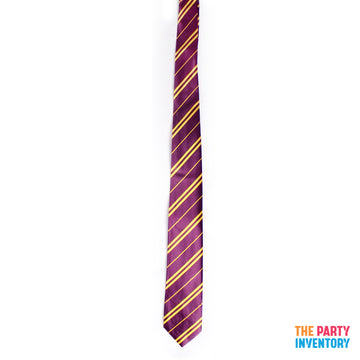 Long Wizard Stripe Tie (Purple)