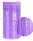 Neon Tinsel Curtain (Purple)