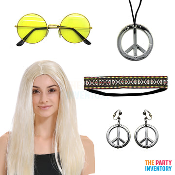 1960s Hippie Girl (5 Piece Set) Blonde