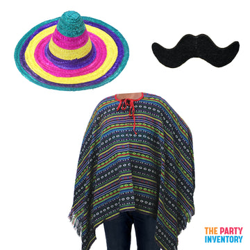 Mexican Costume Kit (3 Piece Set)