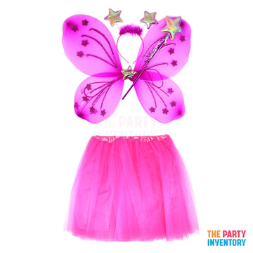 Butterfly Costume Kit (Deluxe) Hot Pink