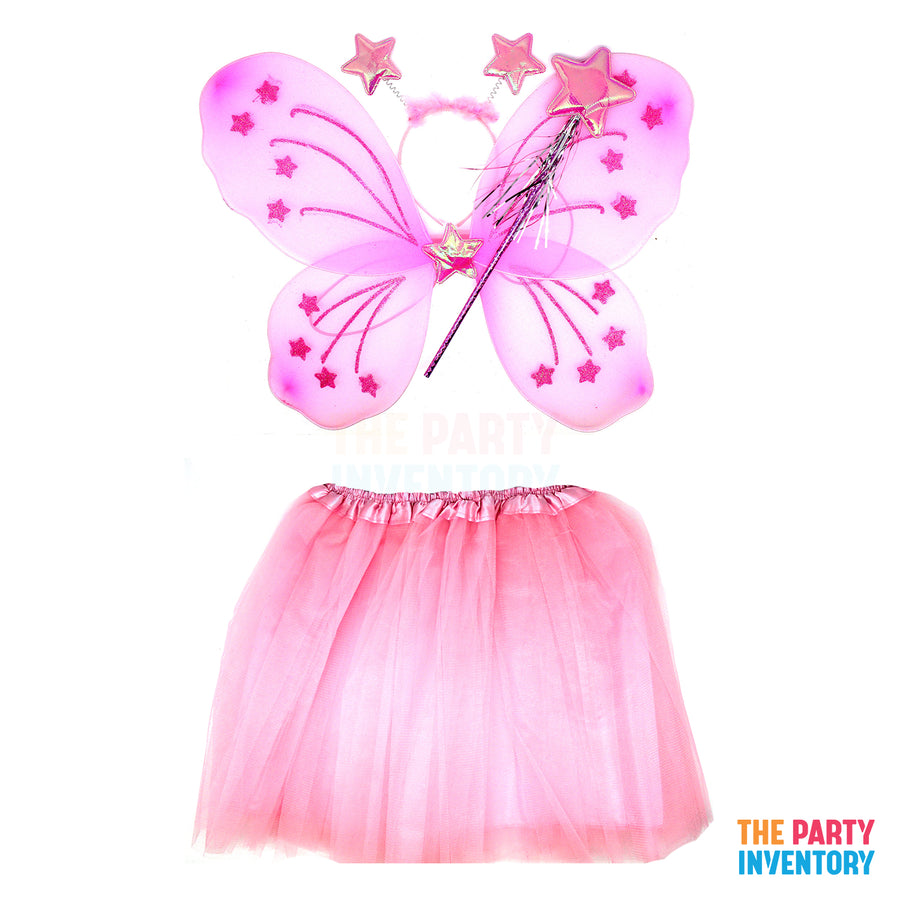 Butterfly Costume Kit (Deluxe) Light Pink