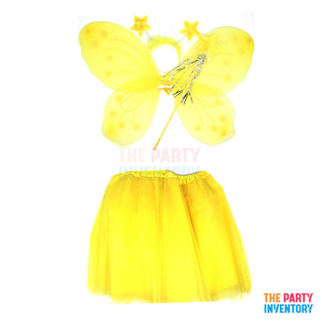 Butterfly Costume Kit (Deluxe) Yellow