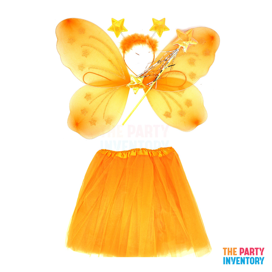 Butterfly Costume Kit (Deluxe) Orange