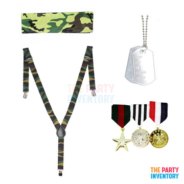 Army Costume Kit (4 Piece Set)