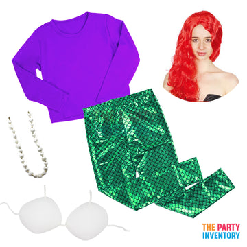 Children Mermaid Costume Kit