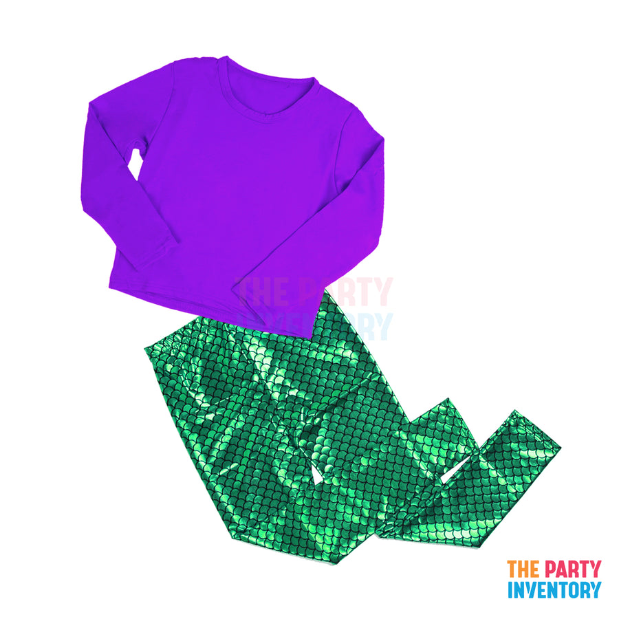 Children Mermaid Costume Kit