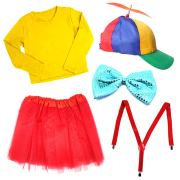 Silly Twin Girls Costume Kit (Kids/Adult)