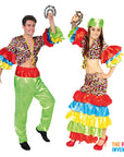Adult Rumba Couple Costume Set
