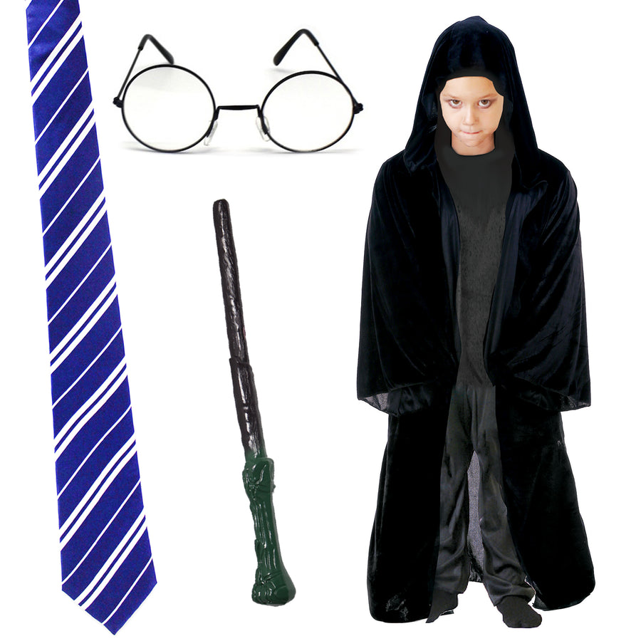Children's Wizard Costume Kit (Blue)