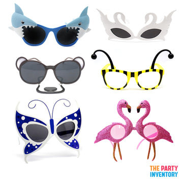Animal Party Glasses Photo Prop Kit