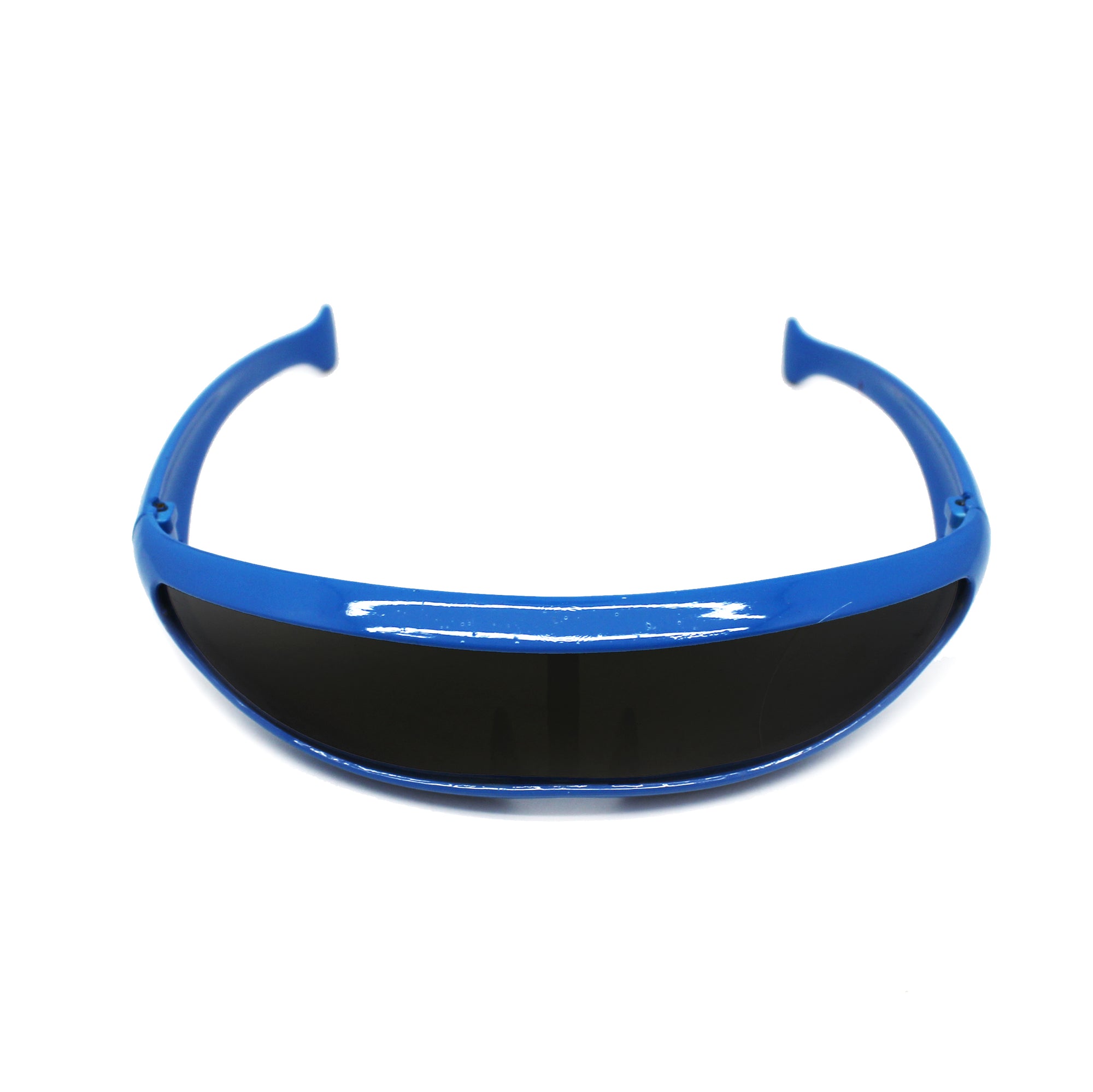 Blue Futuristic Cyclops Glasses