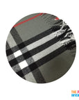 Soft Plaid Winter Scarf