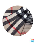 Soft Plaid Winter Scarf