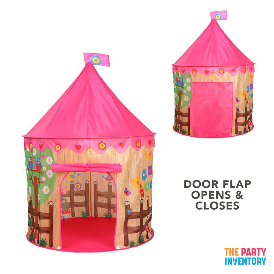 Kids Pink Woodland Play Tent