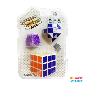 Cube Series Brain Puzzles (3 in 1)