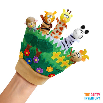 Story Time Animal Finger Puppet Glove