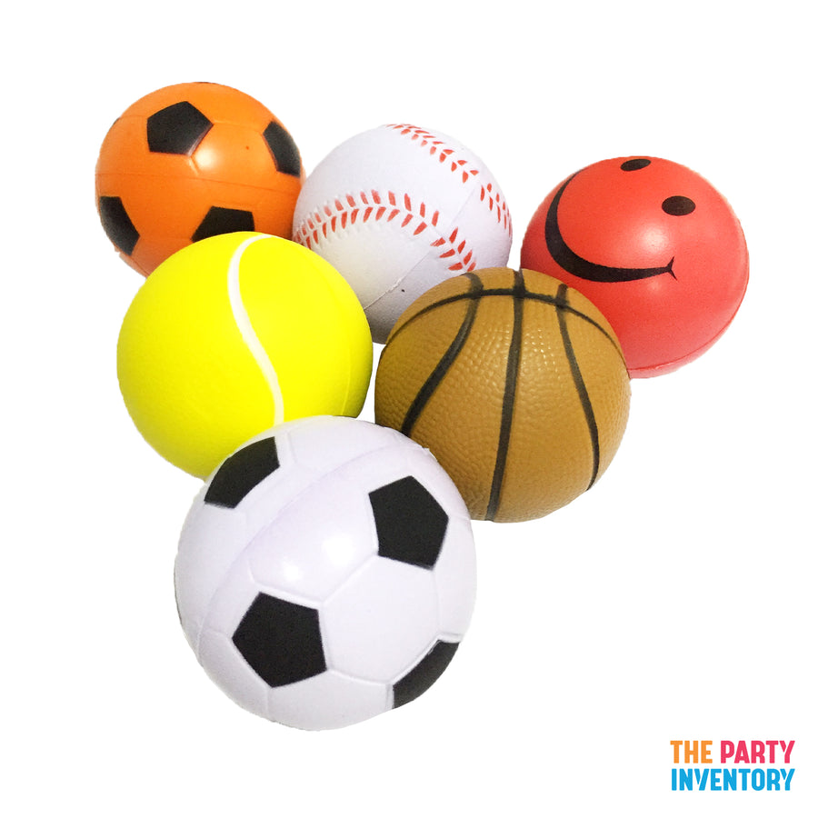 Assorted Sports Soft Balls (6pk)