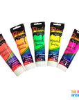 Fluro Colours Acrylic Paint Set (5pcs)