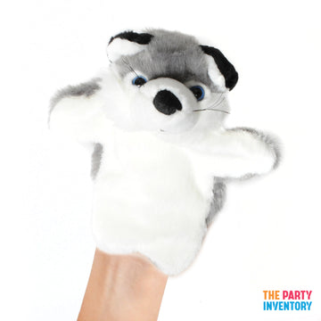 Husky Dog Hand Puppet