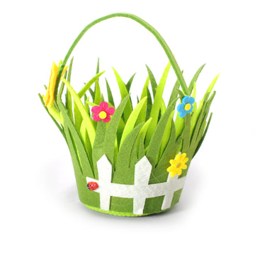 Spring Easter Egg Basket (Felt)