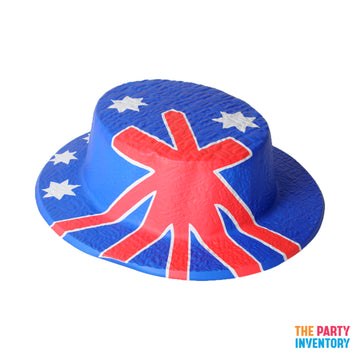 Plastic Boat Hat (Australian Flag)