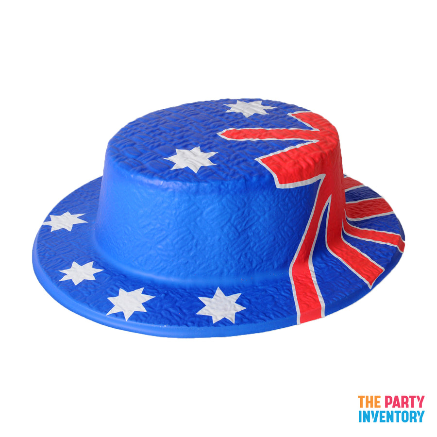Plastic Boat Hat (Australian Flag)
