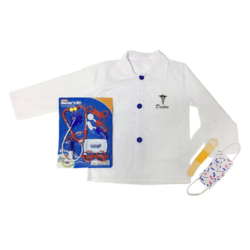Children Doctor Costume and Accessories Kit