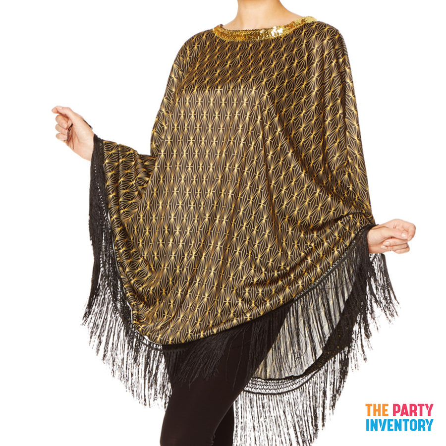 Adult 1920s Flapper Poncho