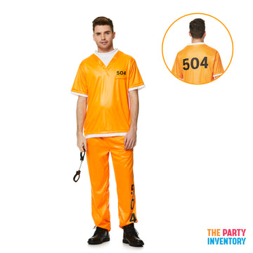 Adult Orange Inmate Costume