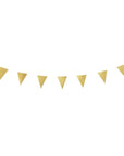 Small Glitter Bunting Flags (Gold)