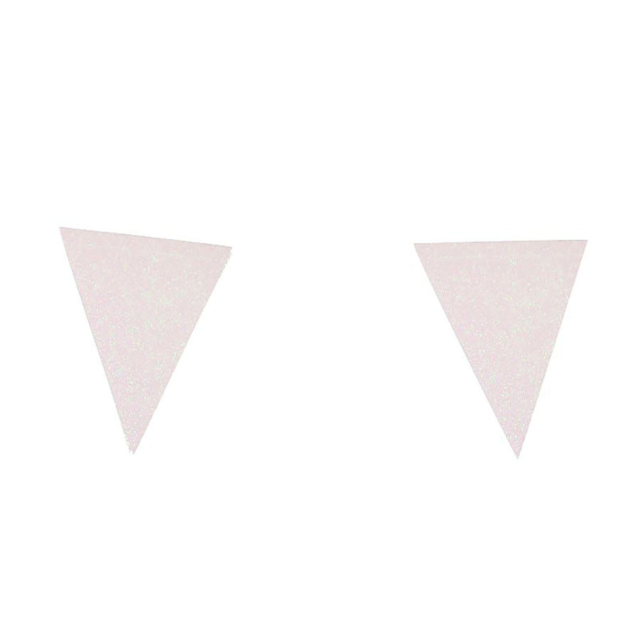 Small Glitter Bunting Flags (Iridescent)