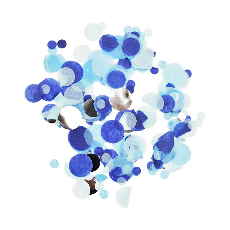 Blue Circle Confetti