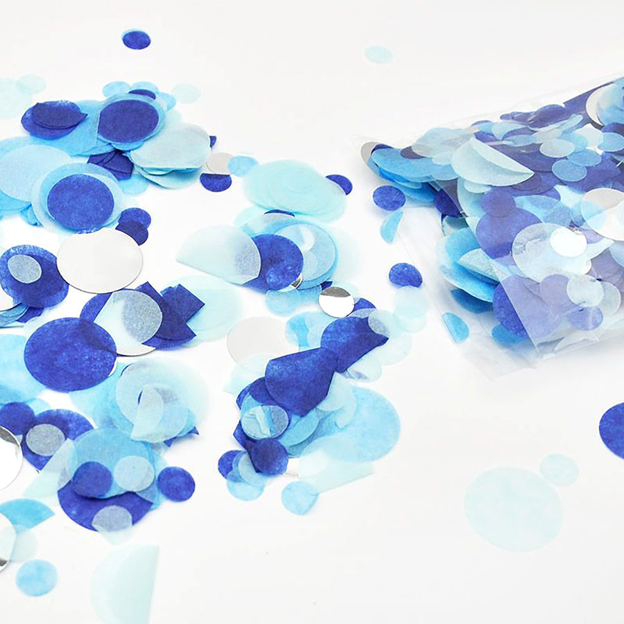 Blue Circle Confetti