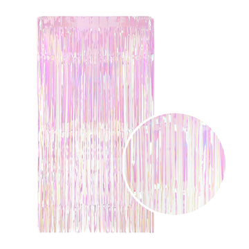 Iridescent Tinsel Curtain