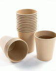 Brown Craft Plain Paper Cups (8pk)