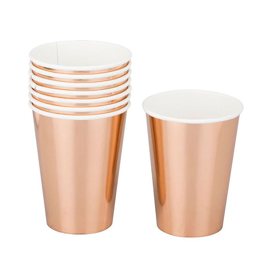 Rose Gold Paper Cups (10pk)